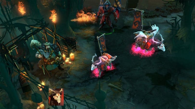 ETHEREAL FLAMES PINK WAR DOG DE DOTA 2