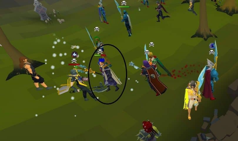 SOMBRERO DE FIESTA AZUL DE RUNESCAPE